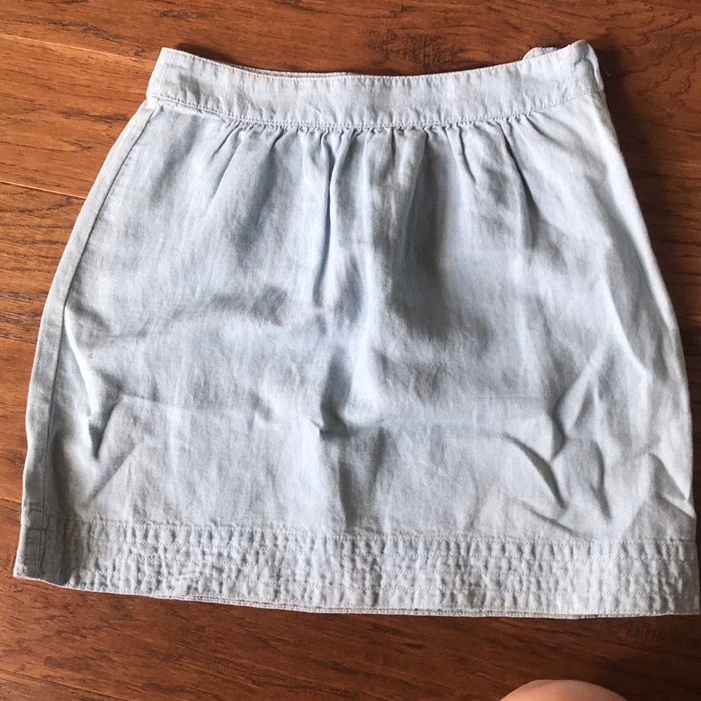 Chambray skirt